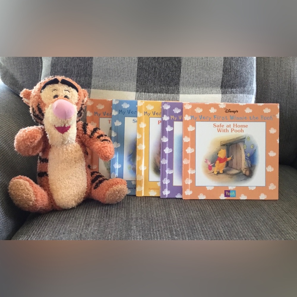 Disney’s My Very First Winnie the Pooh Books & Tigger Plush Bundle